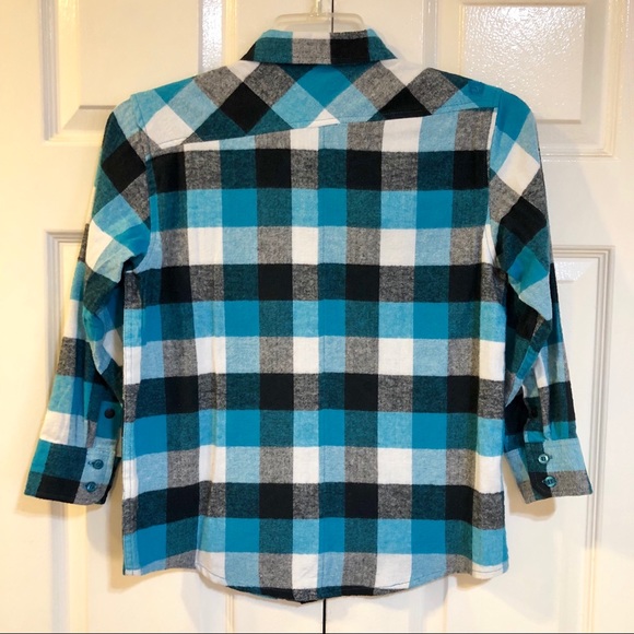 NEW-Ocean Current-Soft Cotton Flannel Shirt-Sz M - Picture 3 of 5